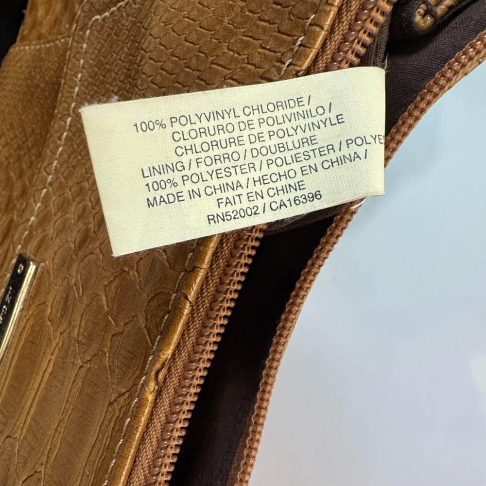 Vintage Brown Liz Claiborne crossbody handbag - Picture 5 of 14